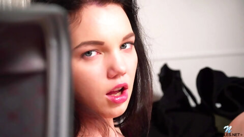 Closeup Video Of Cute Kaliy Pleasuring...